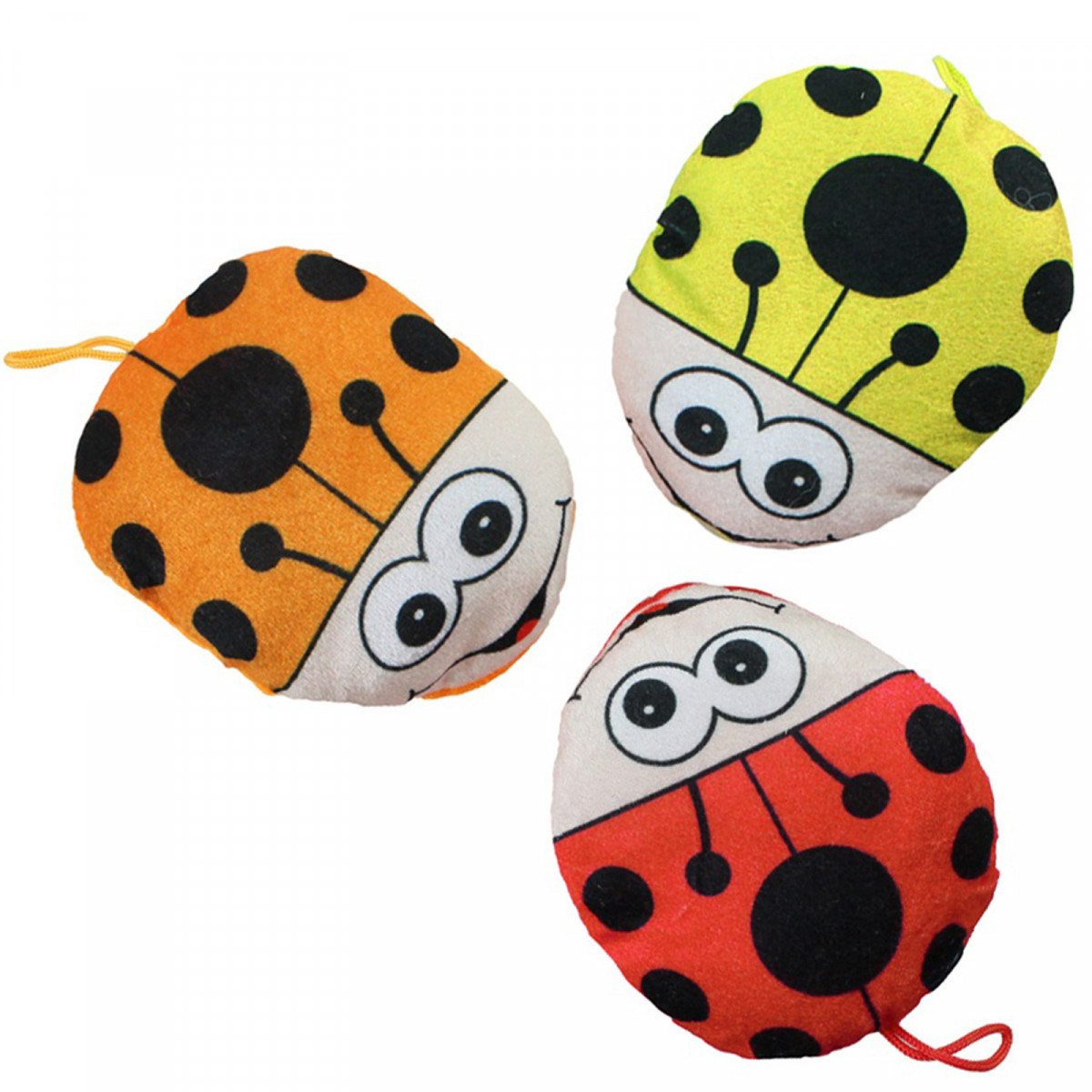 piccola coccinella di peluche