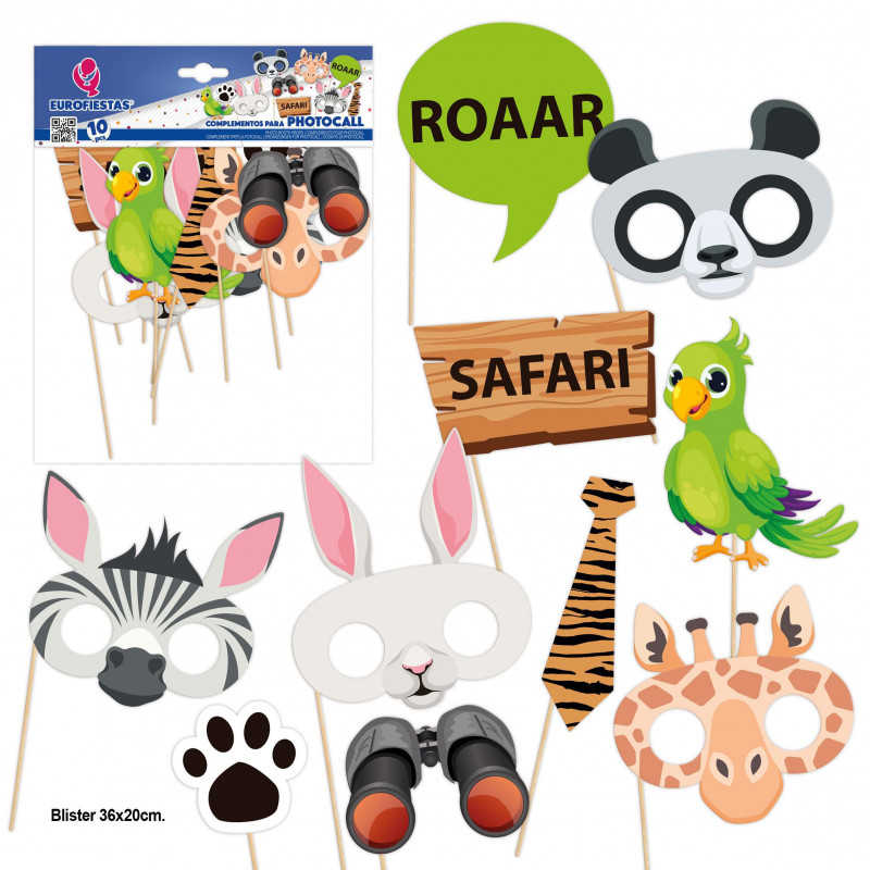 Accessori per photocall per feste per bambini a tema animali