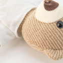 Piccolo orsetto di peluche con adesivo personalizzato da regalare per il Battesimo