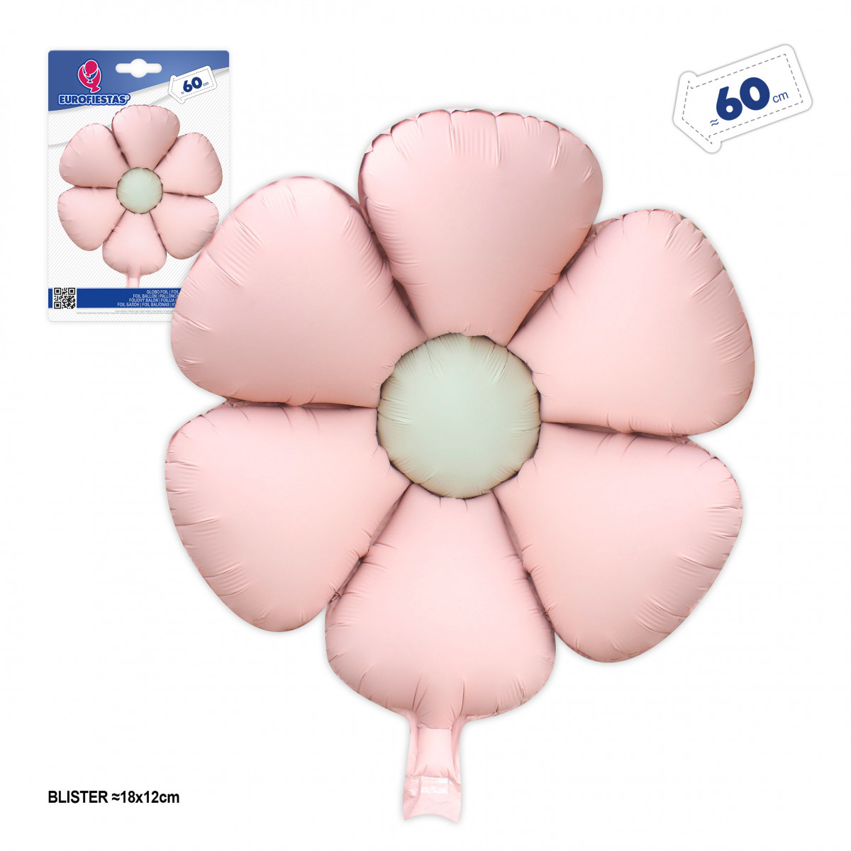 Palloncino a forma di fiore rosa