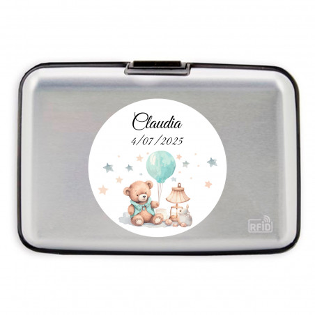 beauty case braccialetto coordinato ventaglio scatola adesivo personalizzato per festa della mamma