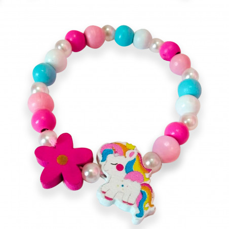 Bracciale con unicorno e gomma da regalare come regalo di compleanno