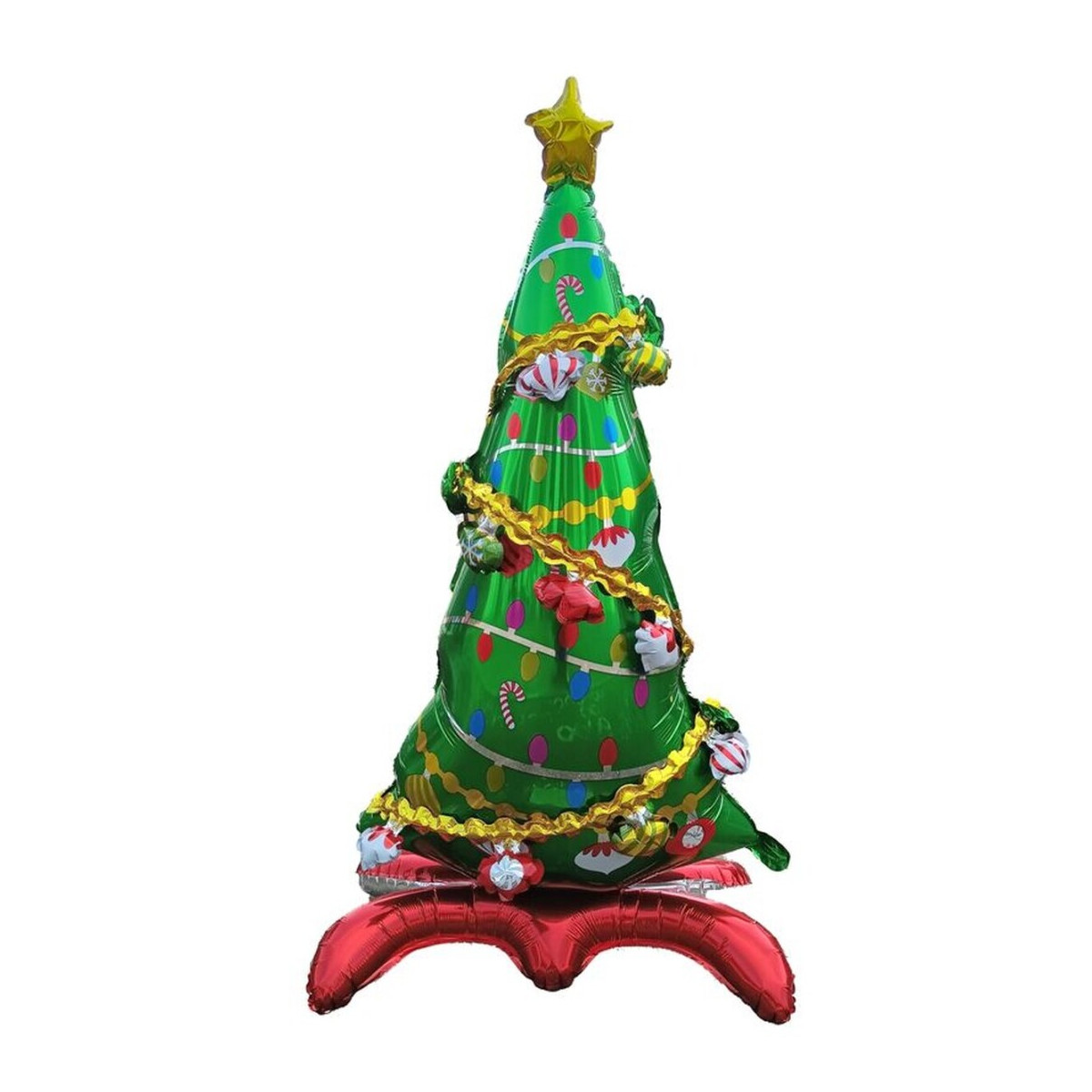 Palloncino albero di natale 126 cm da decorare