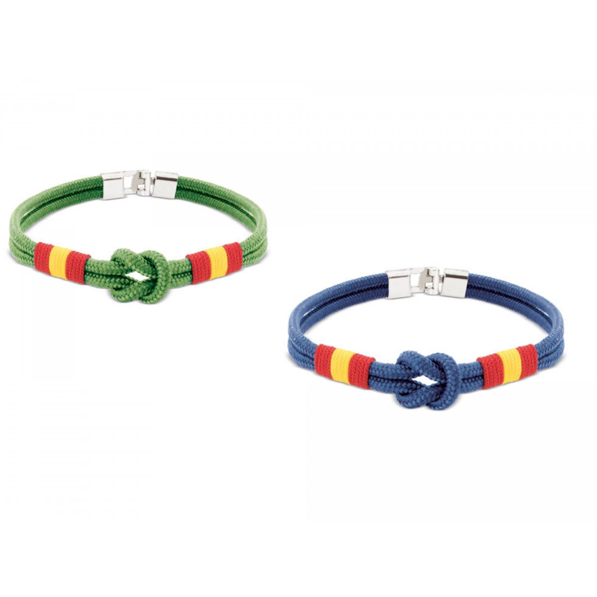 Bracciale da uomo in corda con nodo marinaio