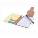 Blocco note con post-it in vari colori