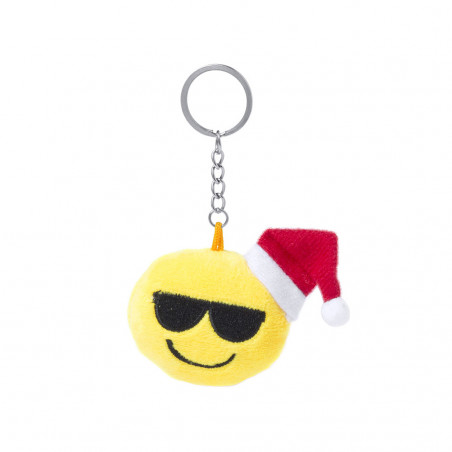 Emoticon di natale portachiavi