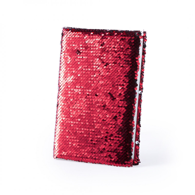 Notebook decorati con paillettes