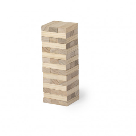 Gioco in legno jenga in confezione regalo