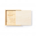 Puzzle tetris in legno presentato in una scatola