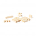 Puzzle tetris in legno presentato in una scatola