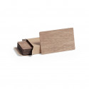 Carte con venature del legno in scatola kraft