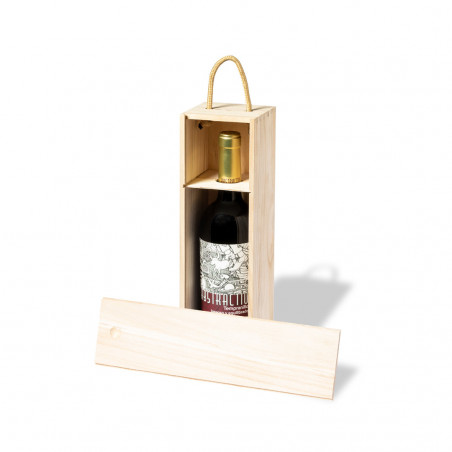 Scatola per vino in legno