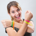 Bracciale in pvc colorato per eventi