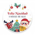 Macchina per panini con adesivo personalizzato come regalo di natale per i bambini piccoli