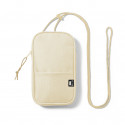 Porta cellulare beige con adesivo della Comunione della bambina